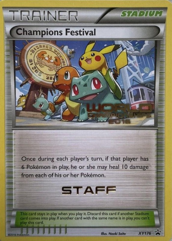 Champions Festival (2016) [Staff] XY176 from XY Promos