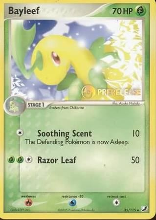 Bayleef - 35/115 (Prerelease) · Nintendo Promos · #35/115 · Normal