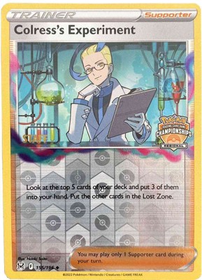 Colress's Experiment (Regional Championships) [Staff]