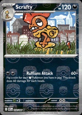 Scrafty (Master Ball Pattern)