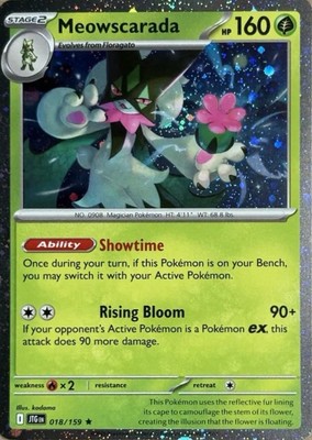 Meowscarada - 018/159 (Cosmos Foil)