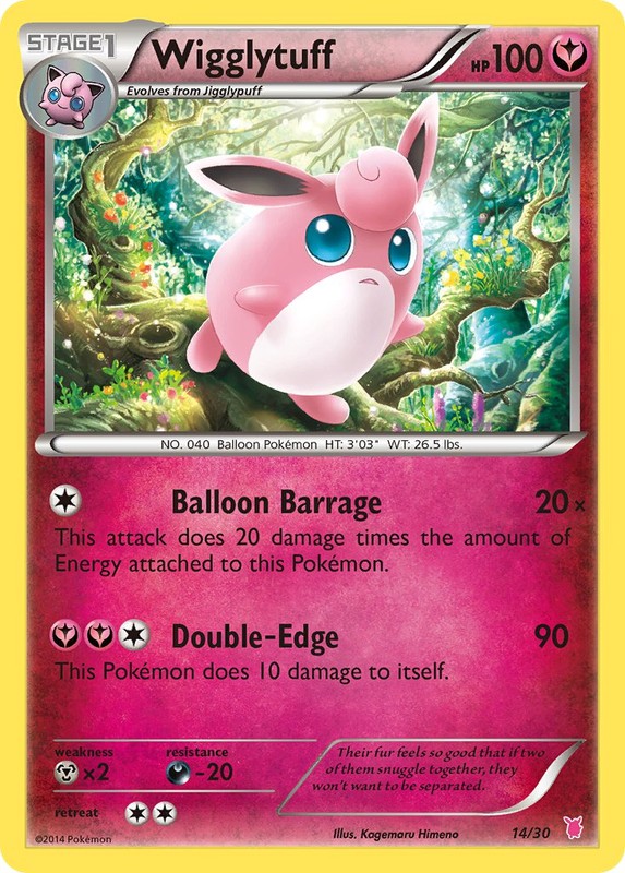 Wigglytuff (#14 Non-Holo) · XY Trainer Kit: Bisharp & Wigglytuff · #14/30 · Normal